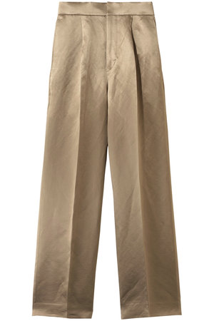 ブラミンク/BLAMINKのバックギャザーストレートパンツ(110600/110601)