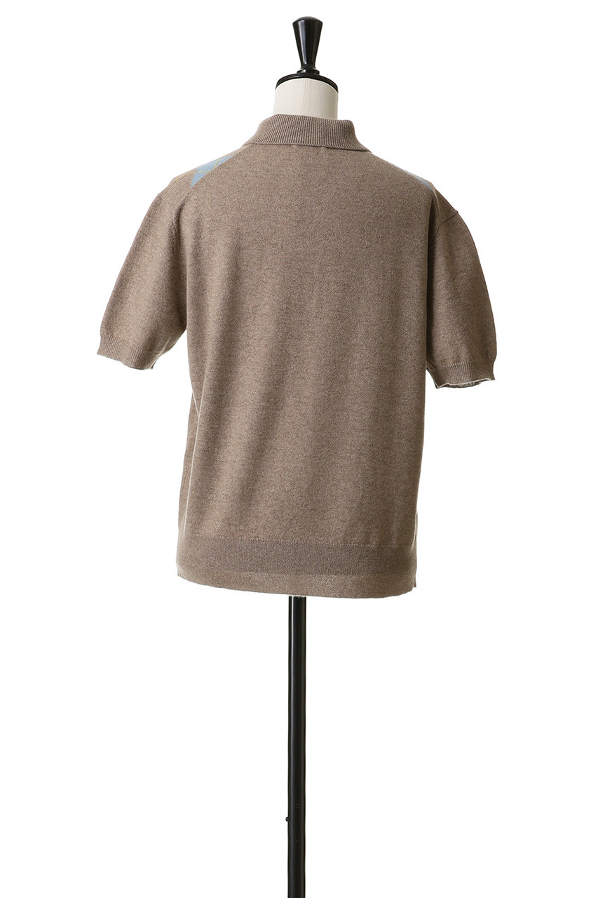 美品 BLAMINK ブラミンク シルク カシミヤ ショートスリーブニット 38 シルク5Gクルーネックショートスリーブニットセーター | BLAMINK