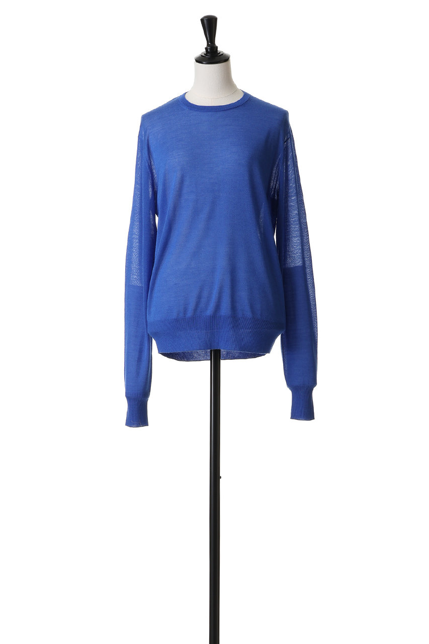 専用！BLAMINK ブラミンク/ニット BLAMINK(ブラミンク)｜3Gクルーネックロングスリーブニット/ネイビー