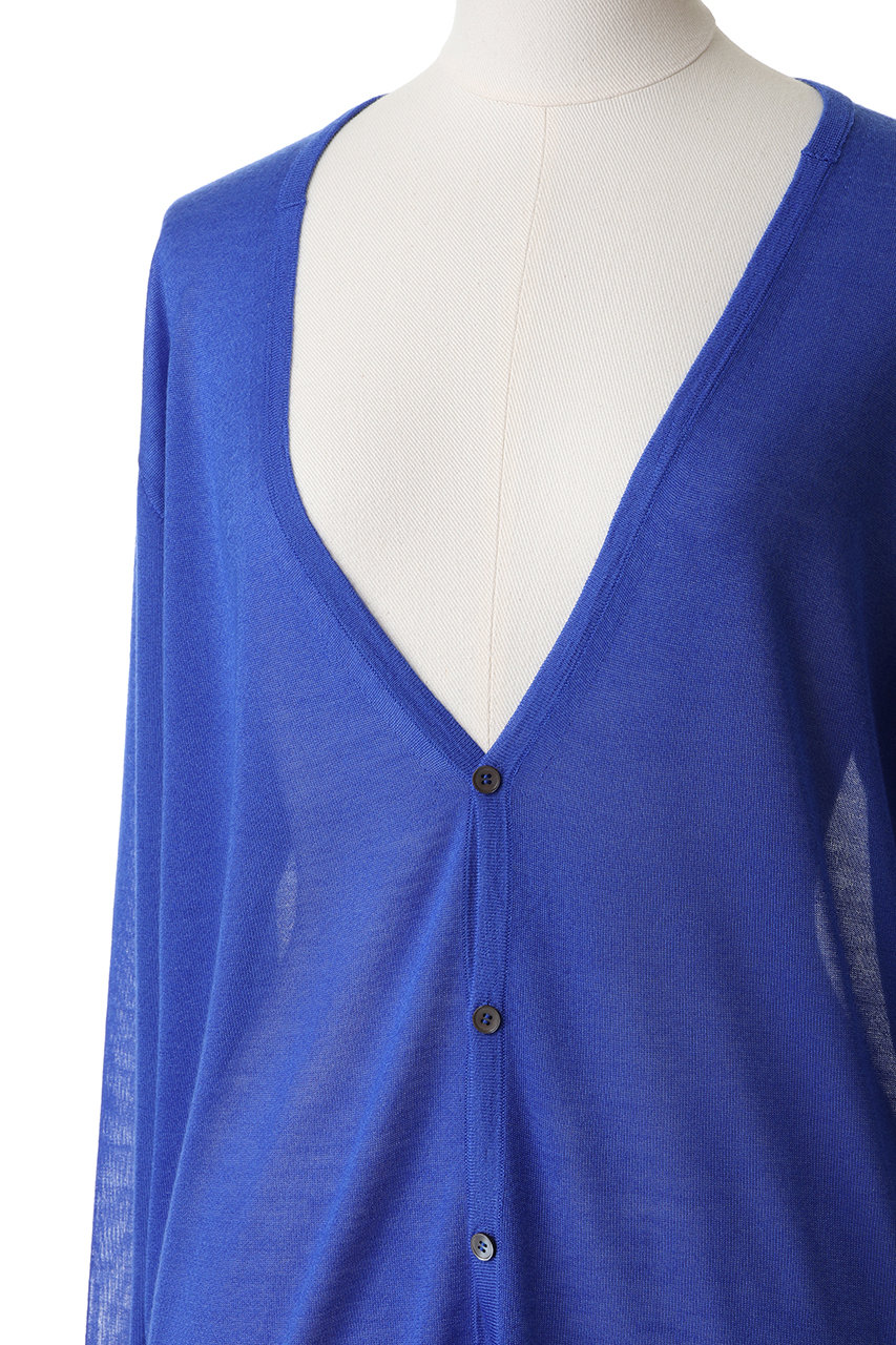 BLAMINK(ブラミンク)｜18GVネックカーディガン/ロイヤル の通販