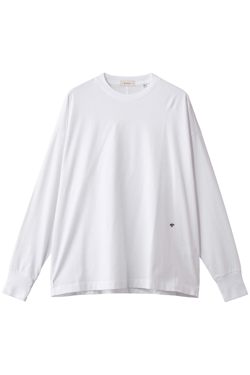ブラミンク/BLAMINKの【BLMK】コットンクルーネックロングスリーブ(ホワイト/7912-2-000005)