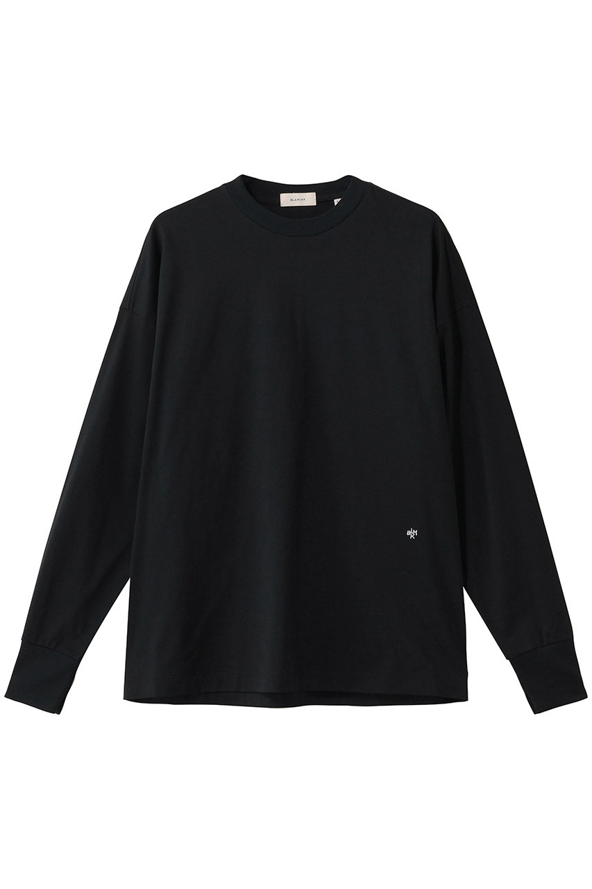 ブラミンク/BLAMINKの【BLMK】コットンクルーネックロングスリーブ(ブラック/7912-2-000005)