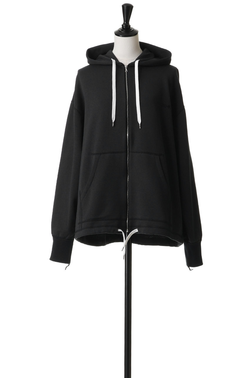 BLAMINK(ブラミンク)｜【BLMK】コットンジップパーカー/ダークグレー