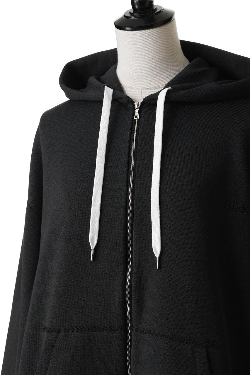 BLAMINK(ブラミンク)｜【BLMK】コットンジップパーカー/ダークグレー