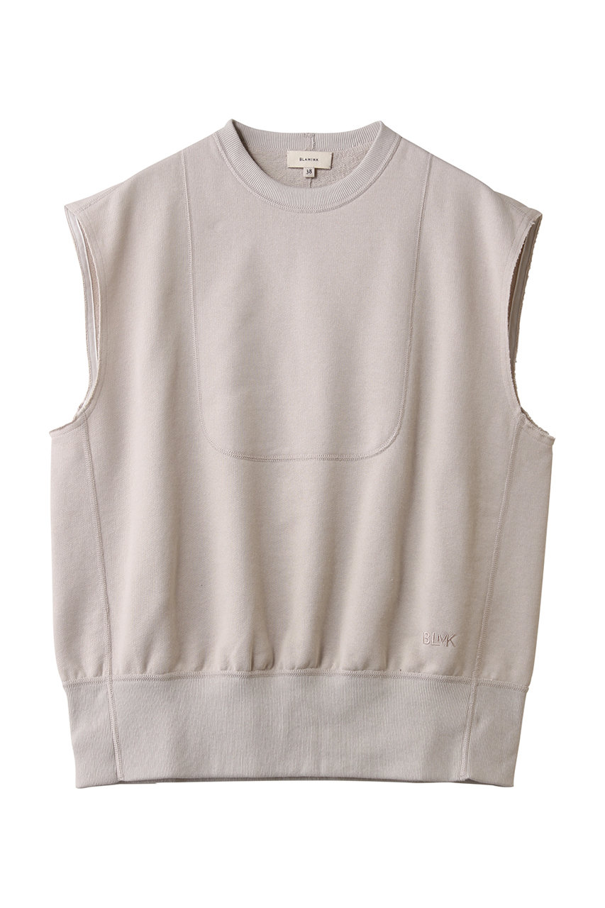 ブラミンク/BLAMINKの【BLMK】クルーネックノースリーブ(ベージュ/7917-2-000003)