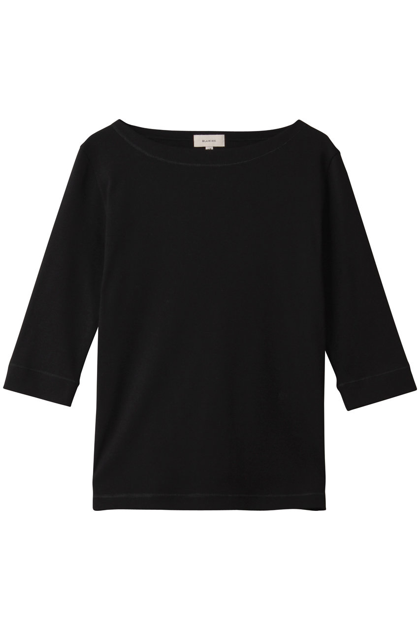 ブラミンク/BLAMINKの【BLMK】リブハーフスリーブ(ブラック/7917‐2‐000001)