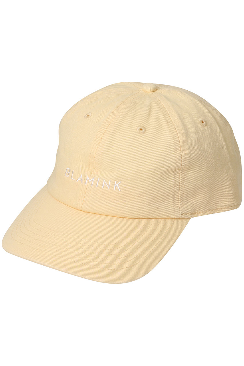 BLAMINK(ブラミンク)｜【BLMK】コットンロゴキャップ/クリーム の通販