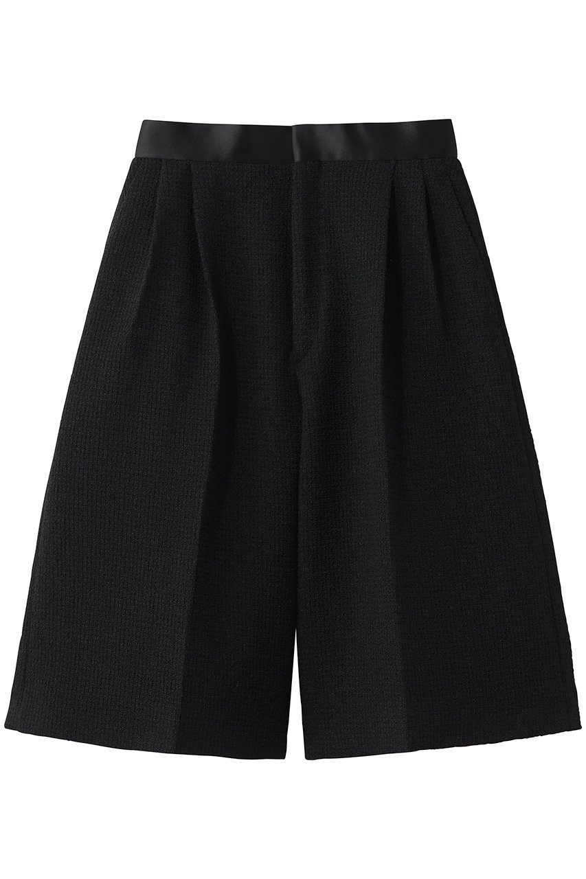 ブラミンク/BLAMINKのツイードバミューダパンツ(ブラック/7914-2-000023)