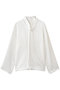 モックネックロングスリーブブラウス ブラミンク/BLAMINK ホワイト