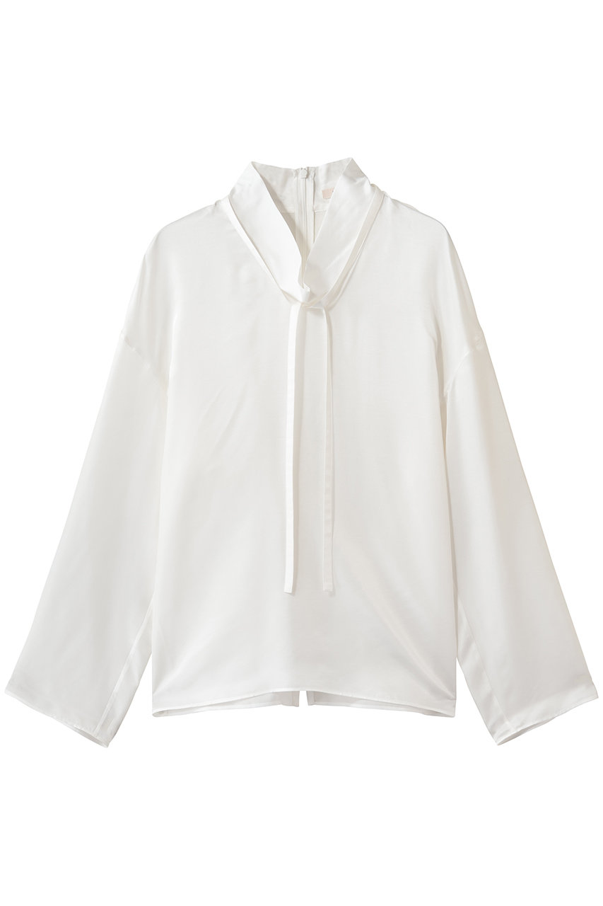 ブラミンク/BLAMINKのモックネックロングスリーブブラウス(ホワイト/7921-2-000018)