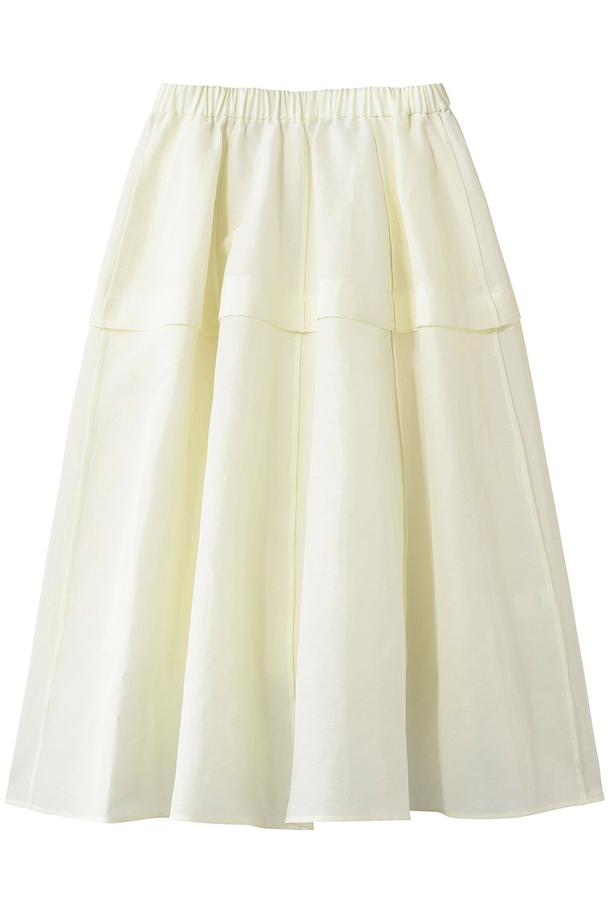 ブラミンク/BLAMINKのギャザーフレアスカート(クリーム/7924-2-000028)