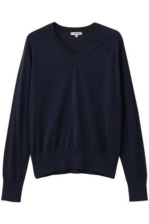 ブラミンク/BLAMINKの18GVネックロングスリーブニット(110300/110301)