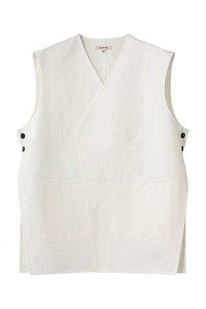ブラミンク/BLAMINKのコットンシルクベスト(110800/110806)