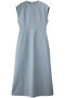 クルーネックノースリーブワンピース ブラミンク/BLAMINK ライトブルー
