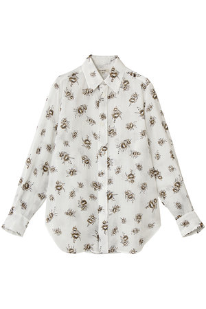 ブラミンク/BLAMINKのフラワープリントレギュラーカラーシャツ(110400/110403)