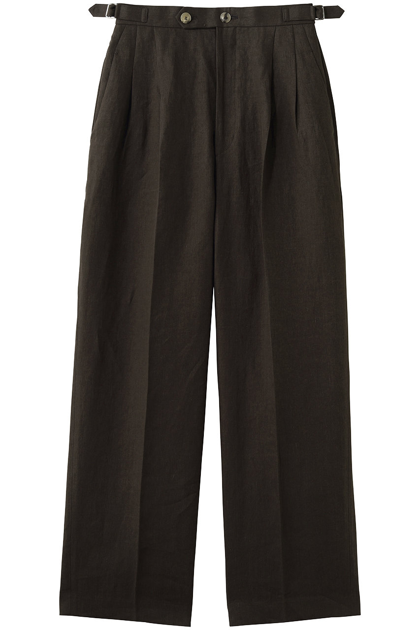 ブラミンク/BLAMINKのサイドバックルパンツ(ダークブラウン/7914-2-000022)