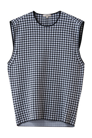 ブラミンク/BLAMINKの18Gギンガムチェックノースリーブ(110400/110401)