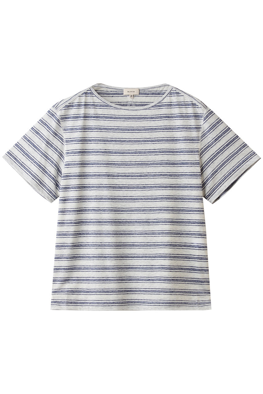 ブラミンク/BLAMINKのボーダーショートスリーブ(ネイビー/7917-2-000006)