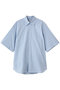 ストライプレショートスリーブシャツ ブラミンク/BLAMINK ライトブルー