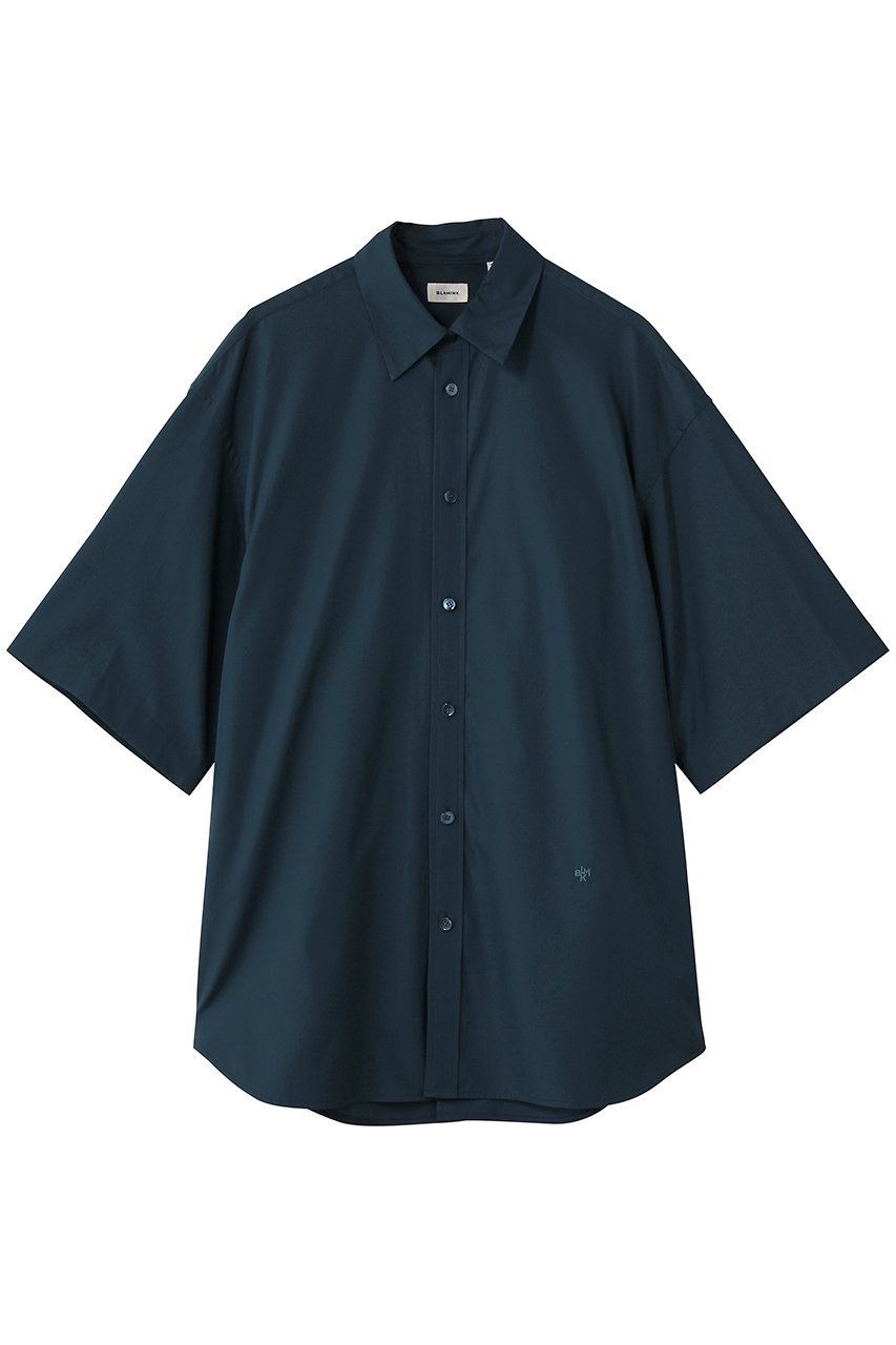 ブラミンク/BLAMINKのレギュラーカラーショートスリーブシャツ(ネイビー/7911-2-000010)