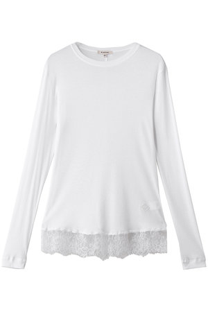 ブラミンク/BLAMINKのレースリブロングスリーブ(110100/110103)