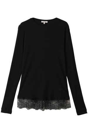 ブラミンク/BLAMINKのレースリブロングスリーブ(110100/110103)