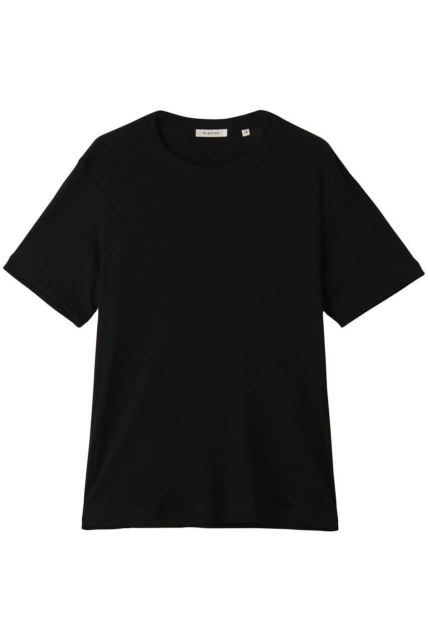 ブラミンク/BLAMINKのリブショートスリーブ(ブラック/7917-2-000007)