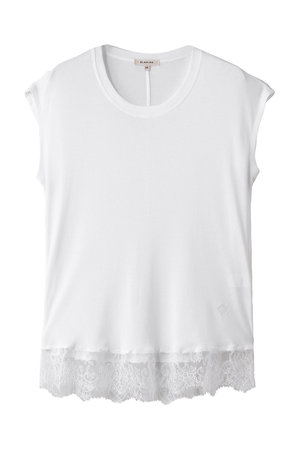 ブラミンク/BLAMINKのレースリブノースリーブ(110100/110101)