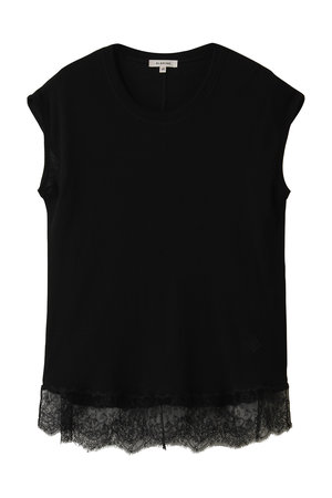 ブラミンク/BLAMINKのレースリブノースリーブ(110100/110101)