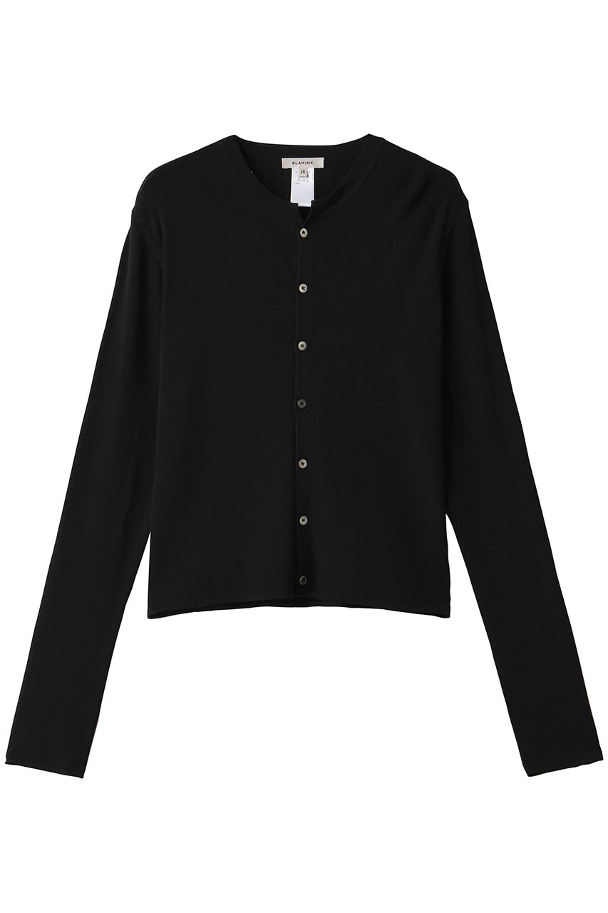 ブラミンク/BLAMINKの14Gカーディガン(ブラック/7915-1-000002)