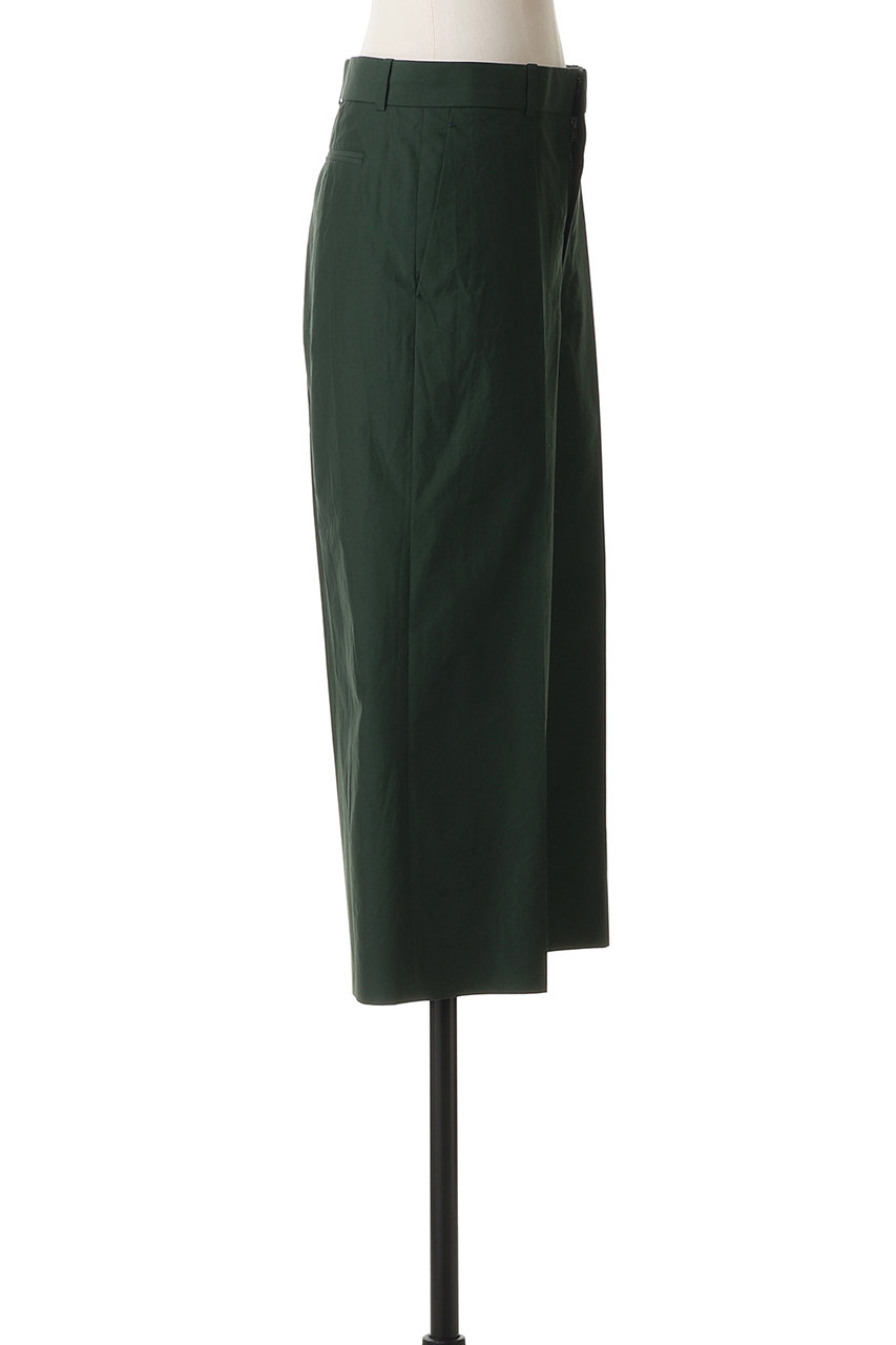 ブラミンク BLAMINK シャンブレー ブラウス 緑 グリーン 36 約S BLAMINK(ブラミンク)｜ストライプレショートスリーブシャツ/ライト