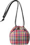 チェックポーチバッグ ブラミンク/BLAMINK