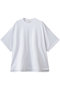 【BLMK】コットンクルーネックオーバースリーブTシャツ ブラミンク/BLAMINK ホワイト