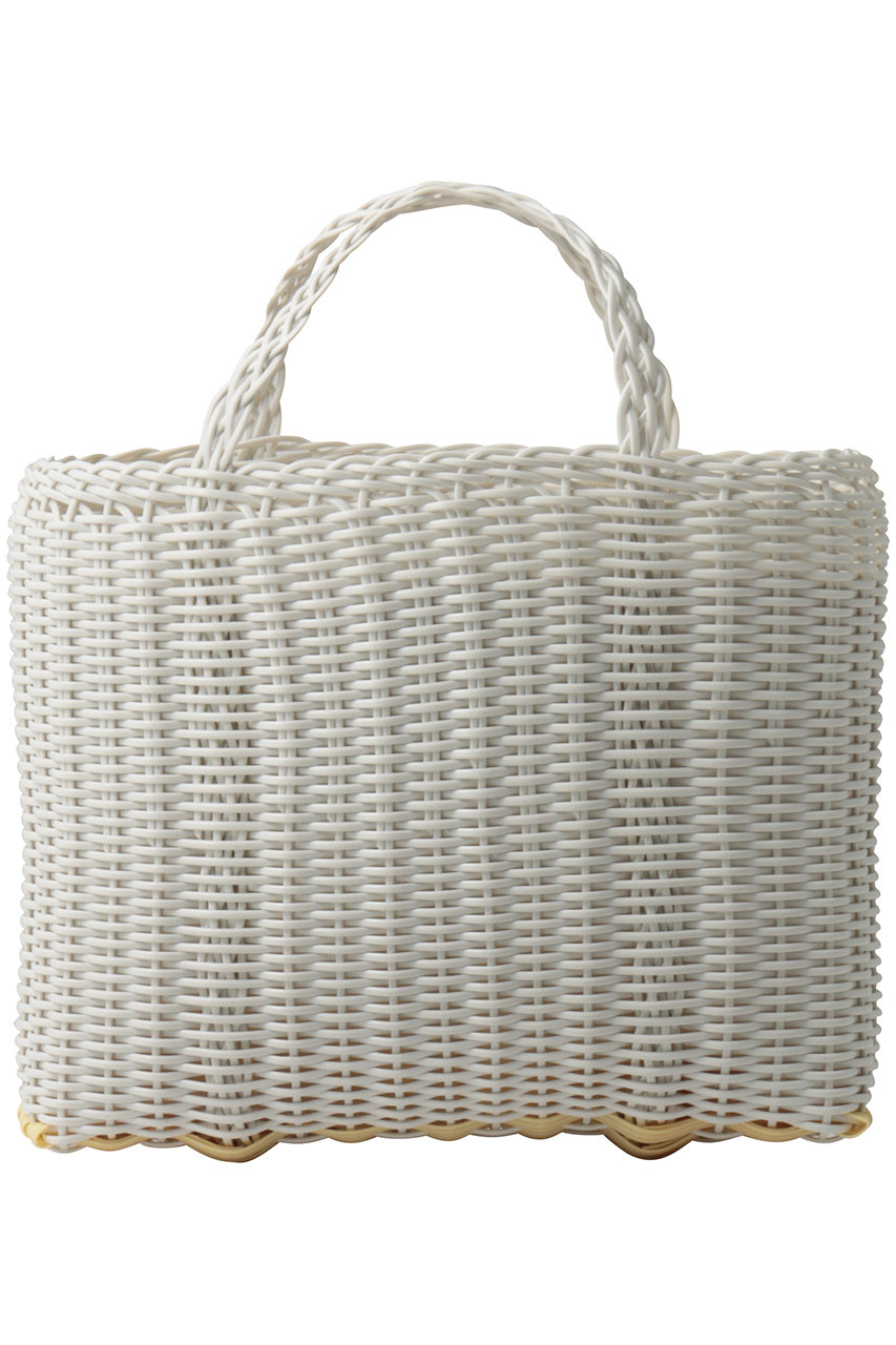 パロローザ/PALOROSAのMINI TOTE(ホワイト/MTBA38O)