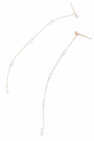 ル ボンボン/les bonbonの2way diamond ピアス(150100/150101)