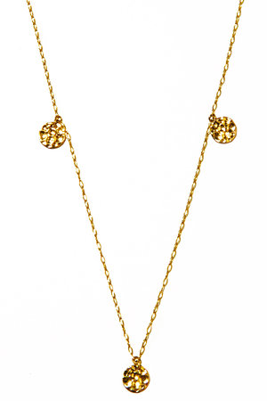 ル ボンボン/les bonbonのtrio victoria plate ネックレス(150200/150201)