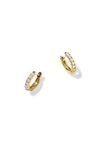 les bonbon(ル ボンボン)｜two face diamond ピアス/ホワイト
