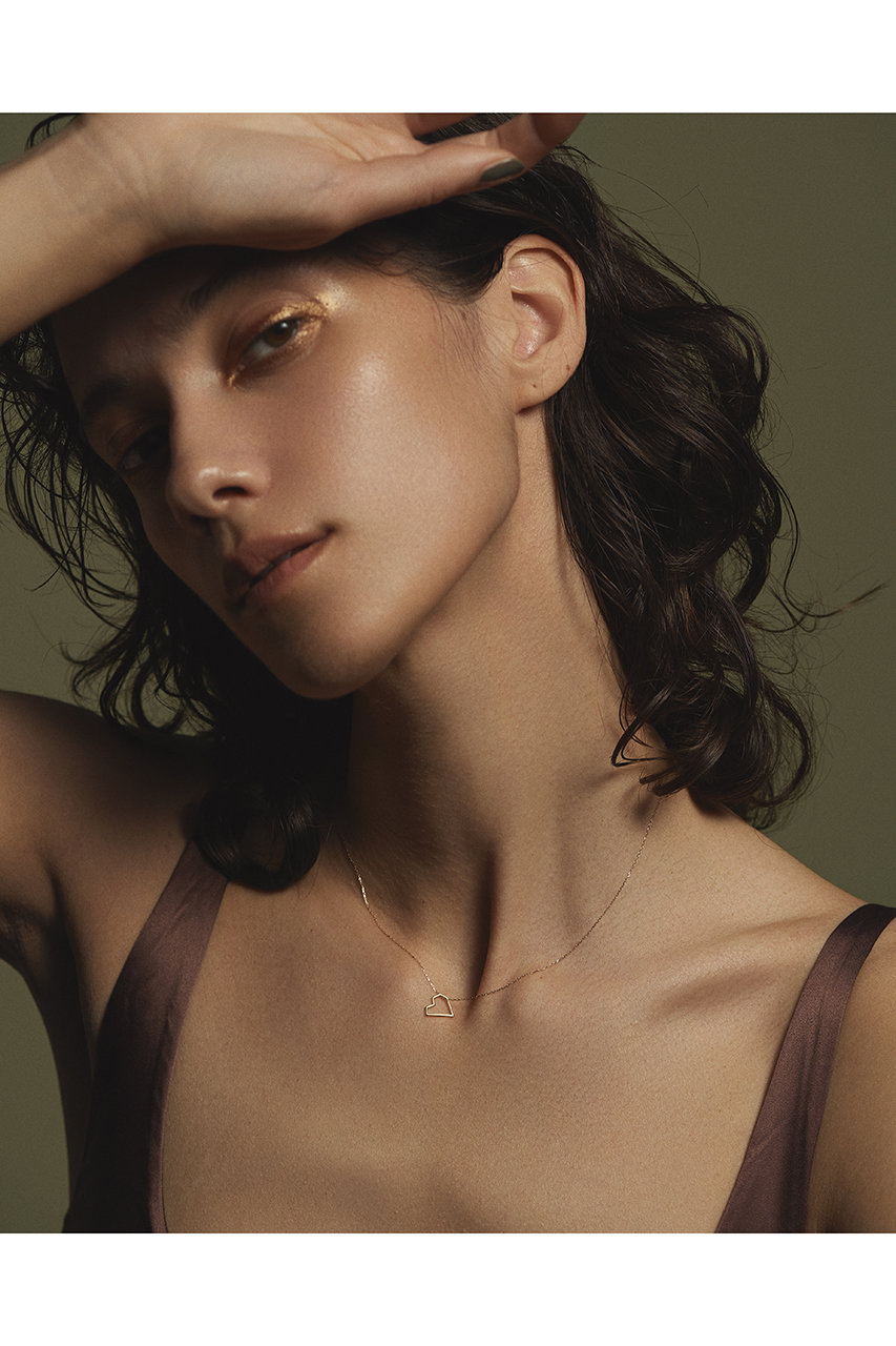 les bon bon ゴールド ハートネックレス les bon bon｜happiness necklace 天然石 ハート ネックレス