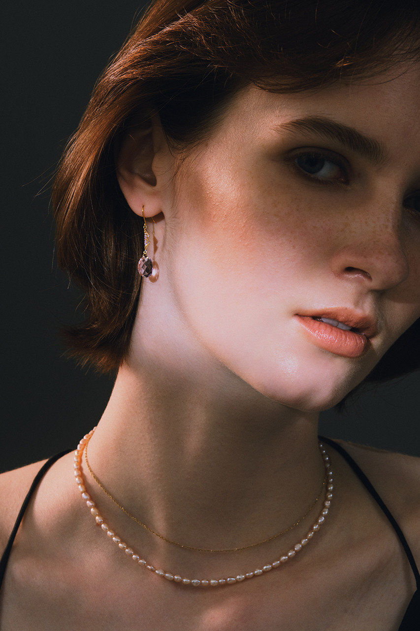 【新品未使用】Les bonbonルボンボン rose pearl choker les bonbon(ル ボンボン)｜rose pearl チョーカー/ピンク の通販