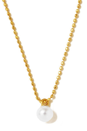 ル ボンボン/les bonbonのstardust pearl ネックレス