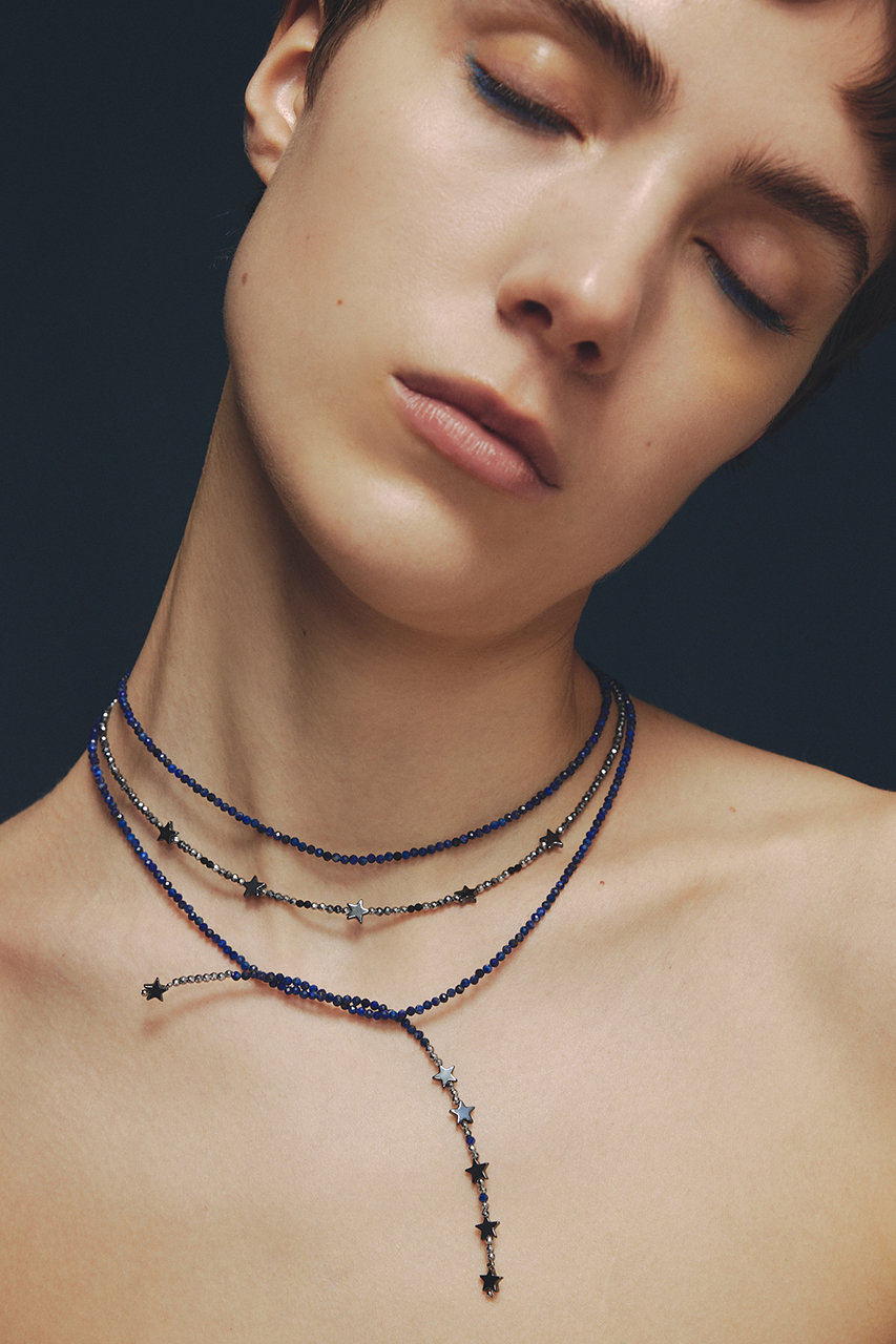 les bonbon(ル ボンボン)｜celeste noir チョーカー/グレー の通販