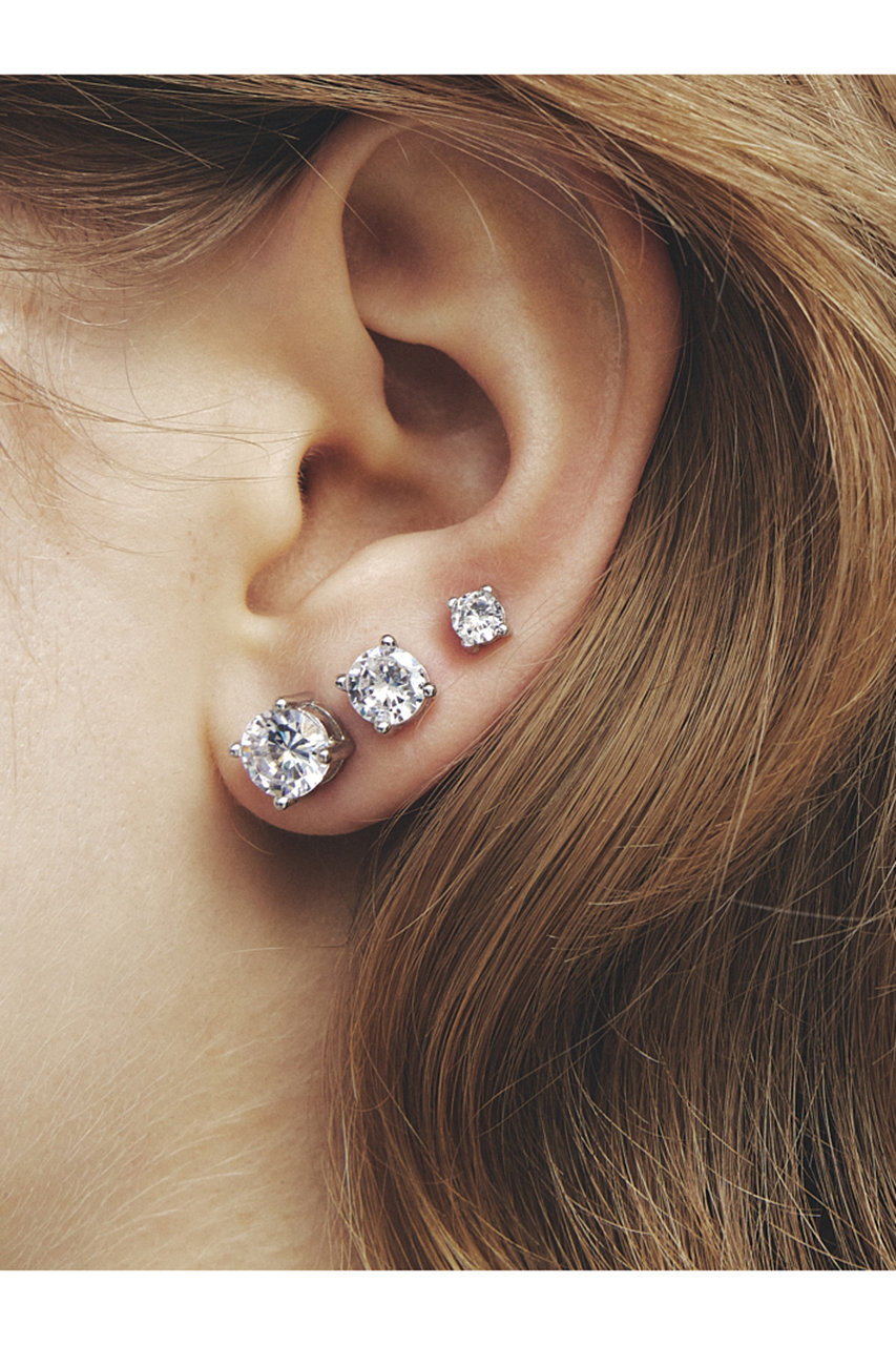 les bonbon(ル ボンボン)｜princess stud ピアス L/シルバー の通販
