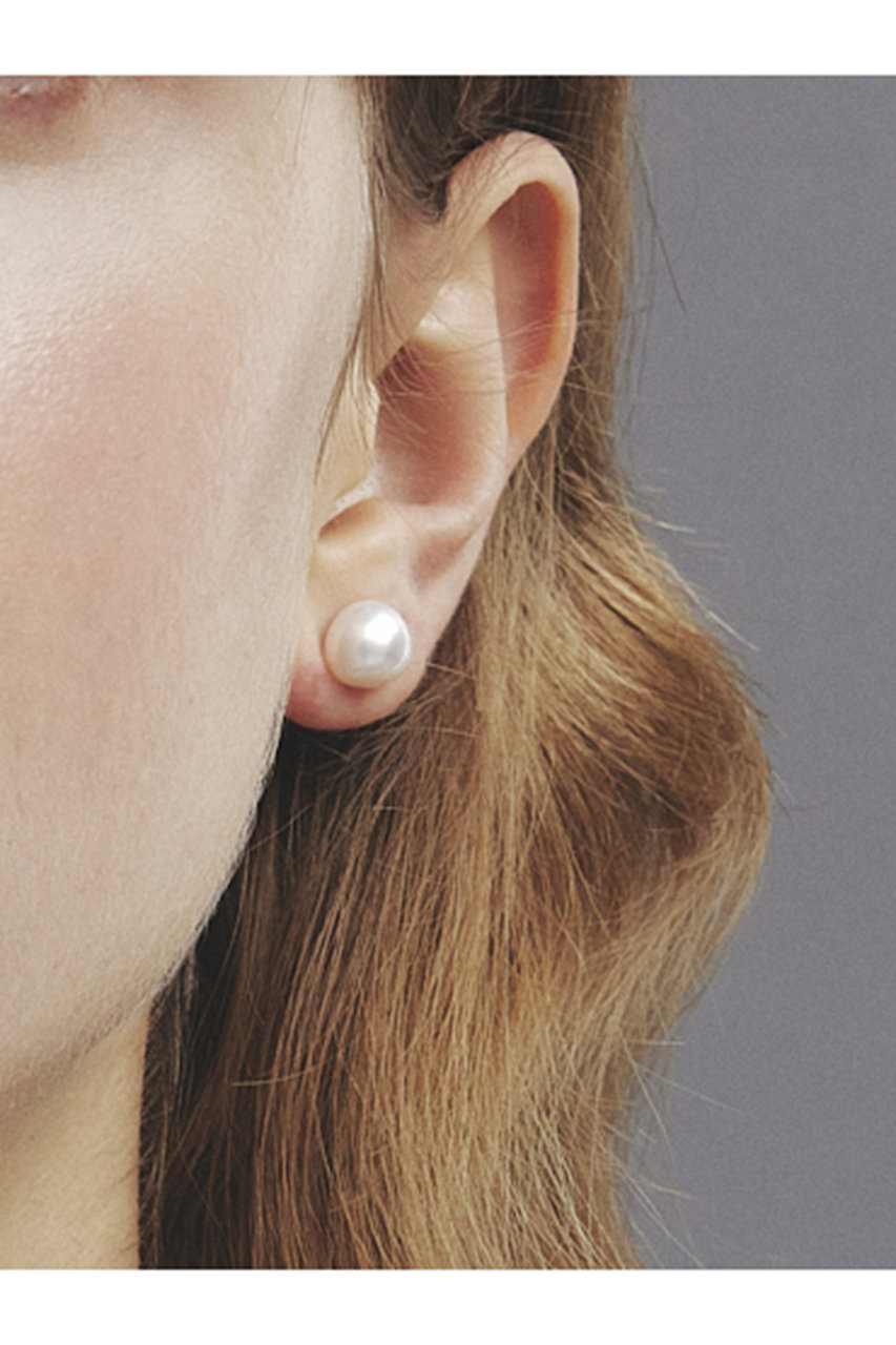 les bonbon(ル ボンボン)｜ancient stud pearl ピアス M/ホワイト の