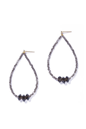 ル ボンボン/les bonbonのhaze oval ピアス