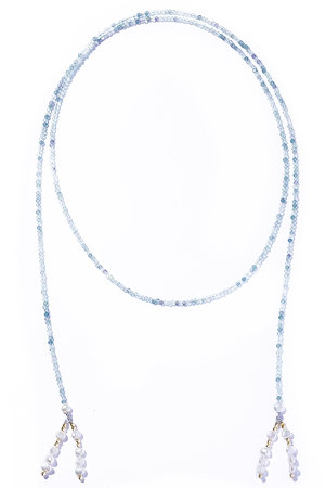 ル ボンボン/les bonbonのmint mist fringe ラリエット(150200/150203)