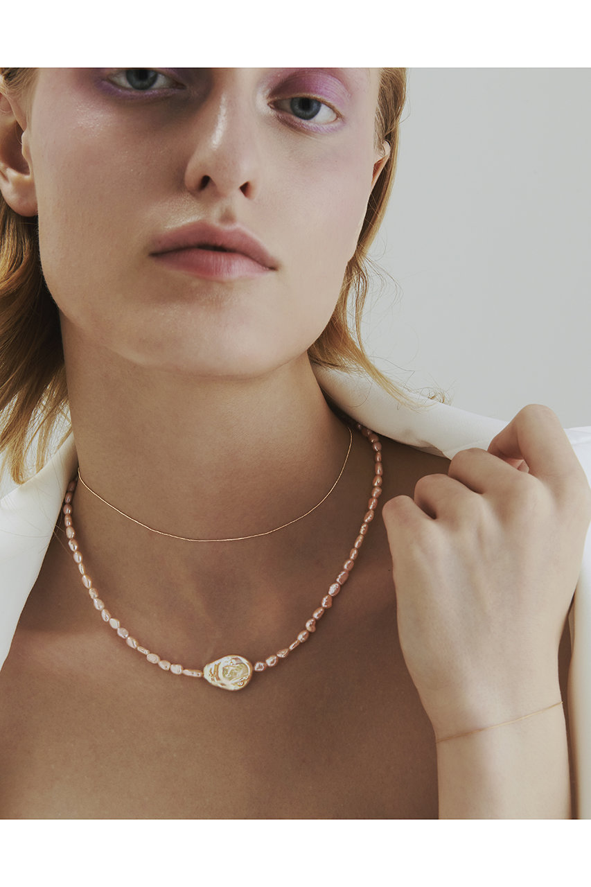 les bonbon(ル ボンボン)｜bare pearl ネックレス/ピンク の通販 