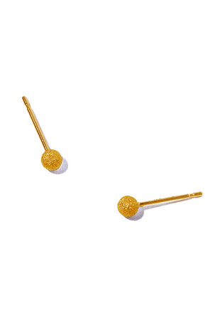 ル ボンボン/les bonbonのK18 foggy ピアス S(150100/150101)