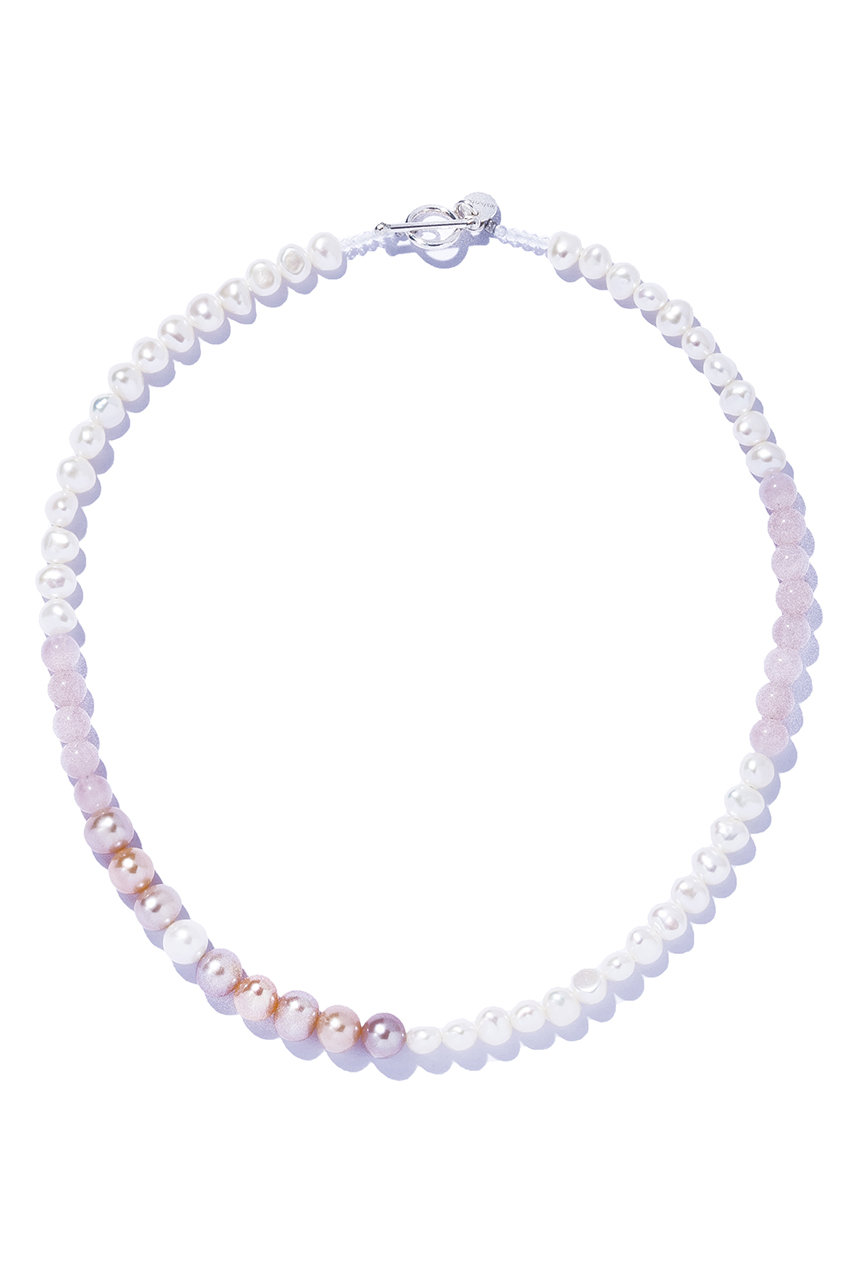 les bonbon(ル ボンボン)｜playfully pearl ネックレス/ピンク の通販