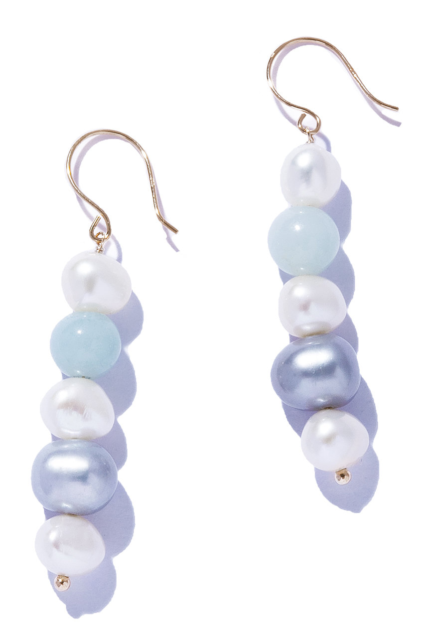 les bonbon playfully pearl ピアス (ブルー, F) ル ボンボン ELLE SHOP les bonbon playfully pearl ピアス (ブルー, F) ル ボンボン ELLE SHOP