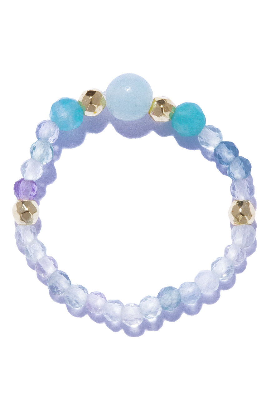 les bonbon mellow リング (ブルー, S(9~10号相当)) ル ボンボン ELLE SHOP les bonbon mellow リング (ブルー, S(9~10号相当)) ル ボンボン ELLE SHOP